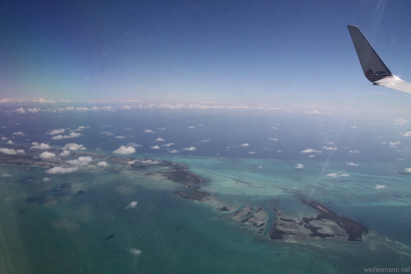 Anflug auf Belize