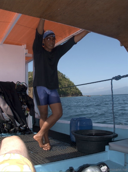 Samuel our dive guide for Lembeh Strait